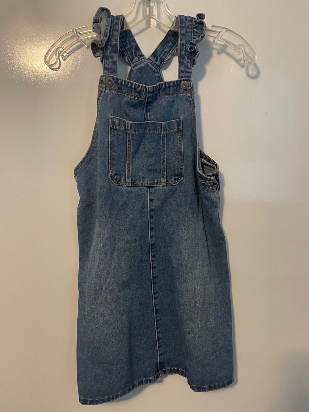 Vertbaudet Denim Overall Dress Size 14